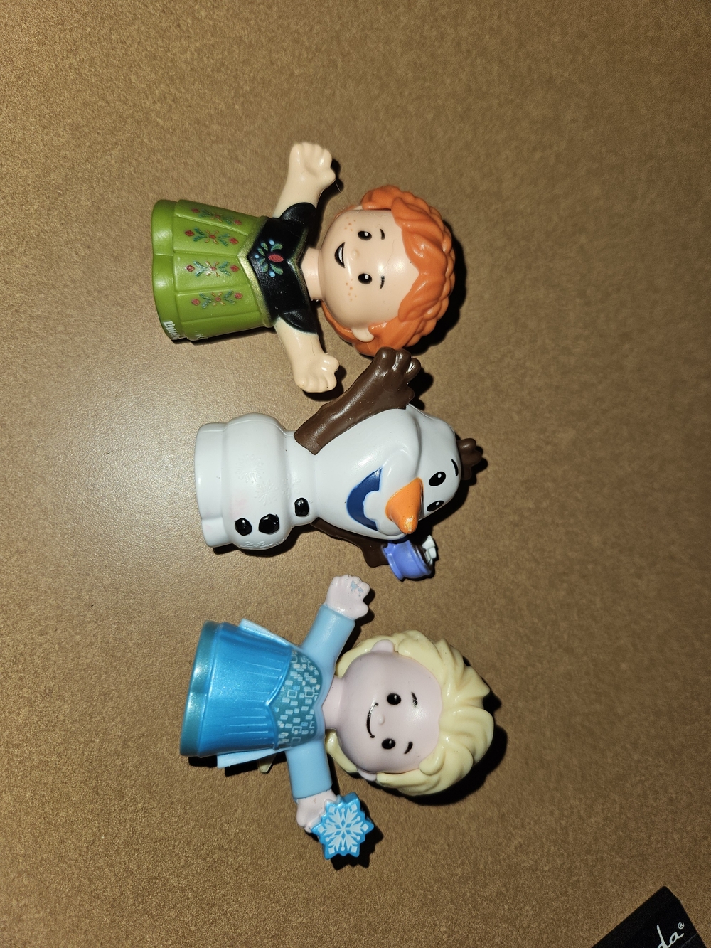 Disney Mini Frozen Figure Set - Anna, Elsa Olaf Set Of 3 EUC